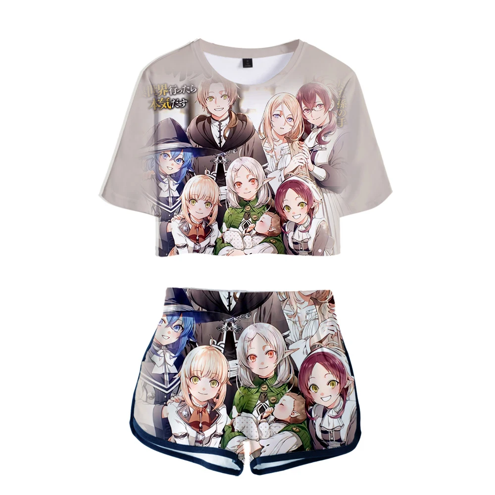 Новинка Лидер продаж комплект из двух предметов с 3D принтом аниме Mushoku Tensei