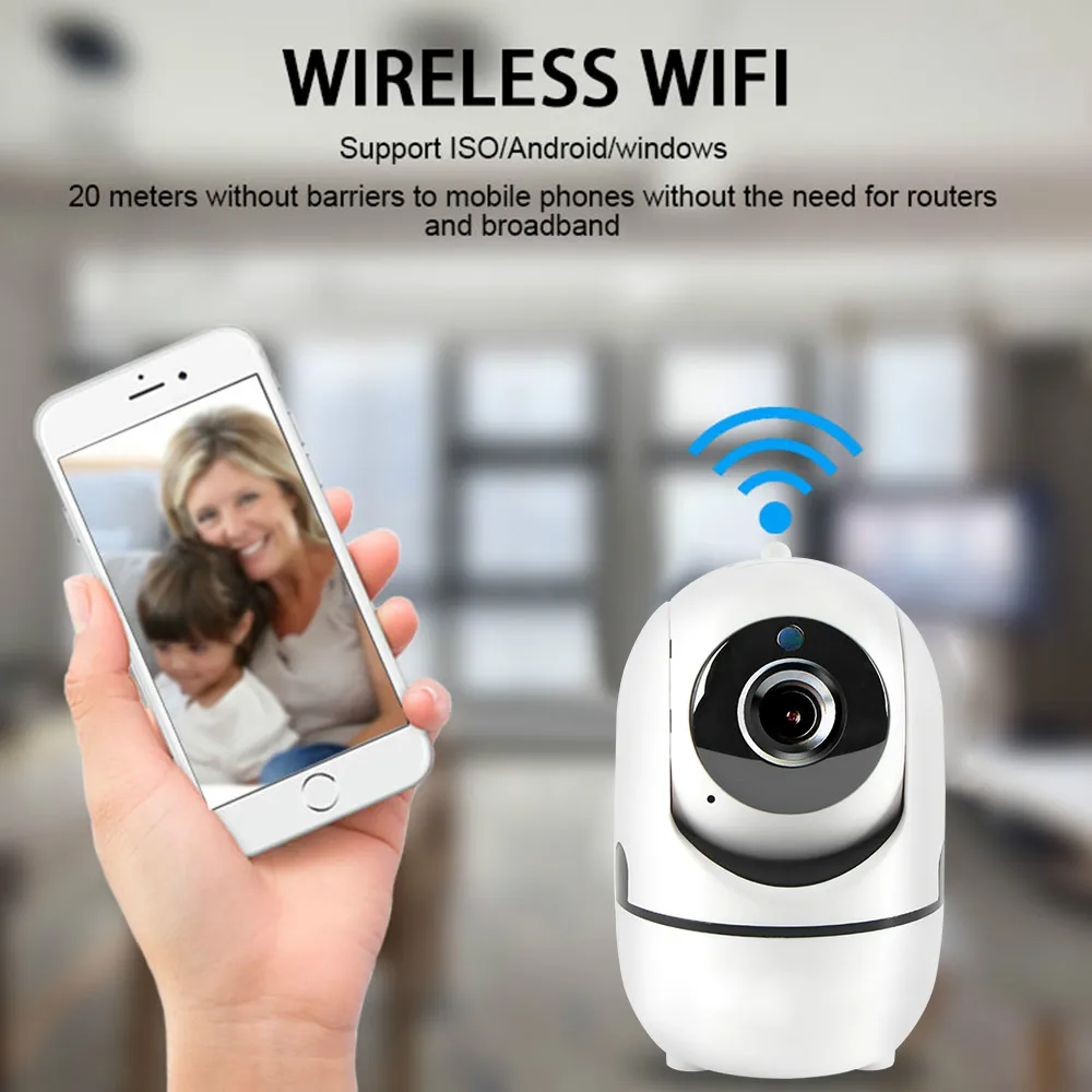 Высокая чувствительность Wifi автоматическое отслеживание человека облачная