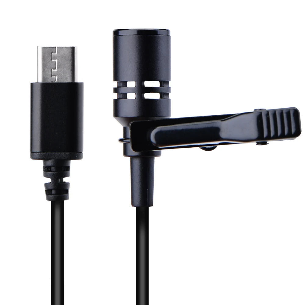 Металлический Аудио Микрофон Mini Pro видео микрофон USB C Type-C для сотового телефона