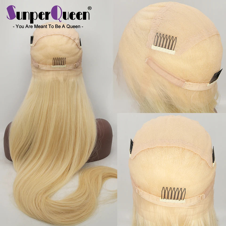 Парики из натуральных волос на шнурках прозрачные парики прямые 613 | Шиньоны и