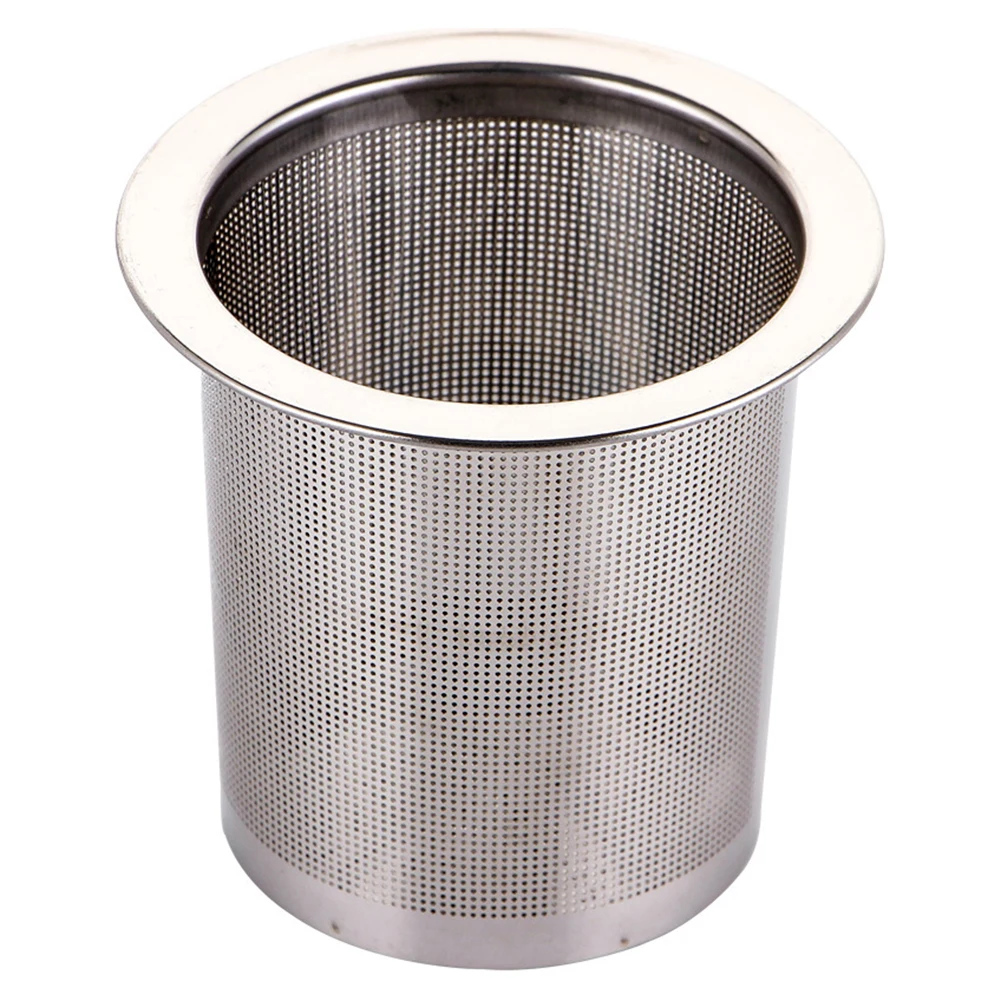 

1PC Stainless Steel Tea Strainer Teapot Tea Compartment Net Tea Spice Filter #W0
