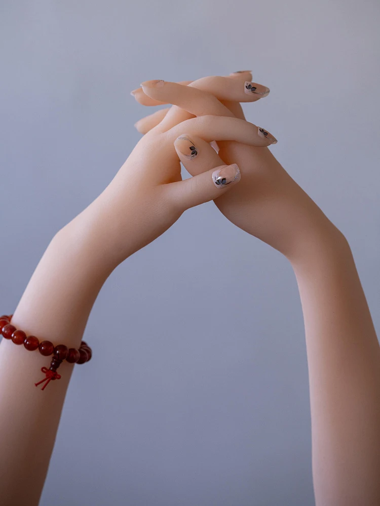 Женский силиконовый манекен руки показать кольцо ювелирные изделия силиконовые