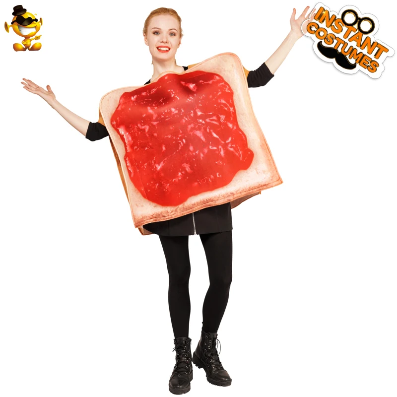 Взрослые парные костюмы для тостов и арахисового масла маскарадный костюм