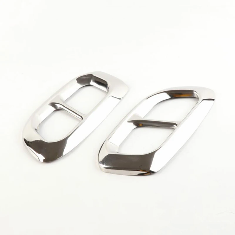 2 шт. нержавеющая сталь Хвостовая труба выхлопная глушитель наконечник крышка