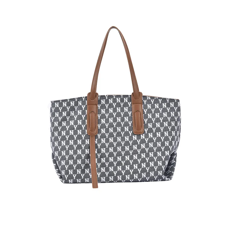 

2021 New Fashion High-Quality Texture Net Red Large-Capacity Canvas Single-Shoulder All-Match Ins Women NIche Designer Tote Bag