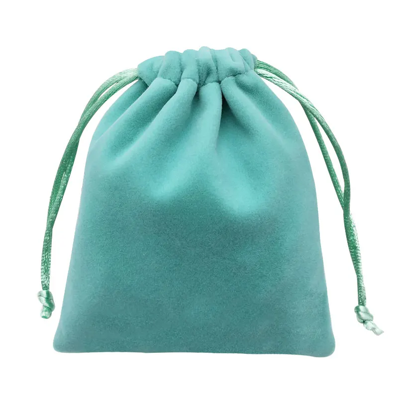 100 шт. бархатные мешочки для хранения и упаковки ювелирных изделий|Упаковка