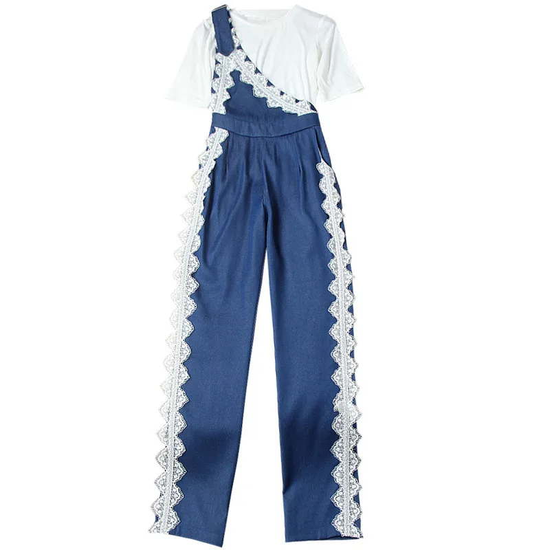 В Корейском стиле из двух предметов для малышей Сезон лето комплект Для женщин