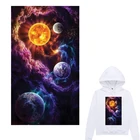 Нашивки с космосом, планетами, Вселенная, термоклейкие наклейки на одежду, термоклейкие наклейки для одежды