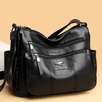 brand leather luxury handbags women bags designer super quality ladies shoulder crossbody bags for women 2021 many pocket sac