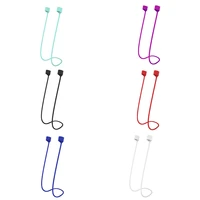anti lost wire cable for wireless silicone loop sport bluetooth headset strap rope
