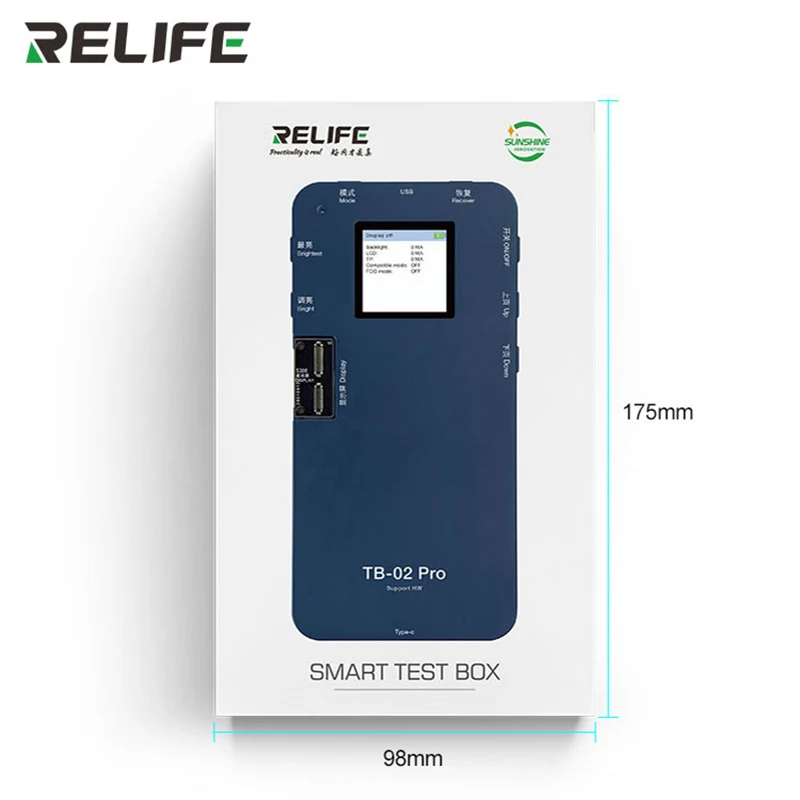 Тестер RELIFE TB 02 Smart IPHONE HW с ЖК-экраном тестирование дисплея HUAWEI touch может быть