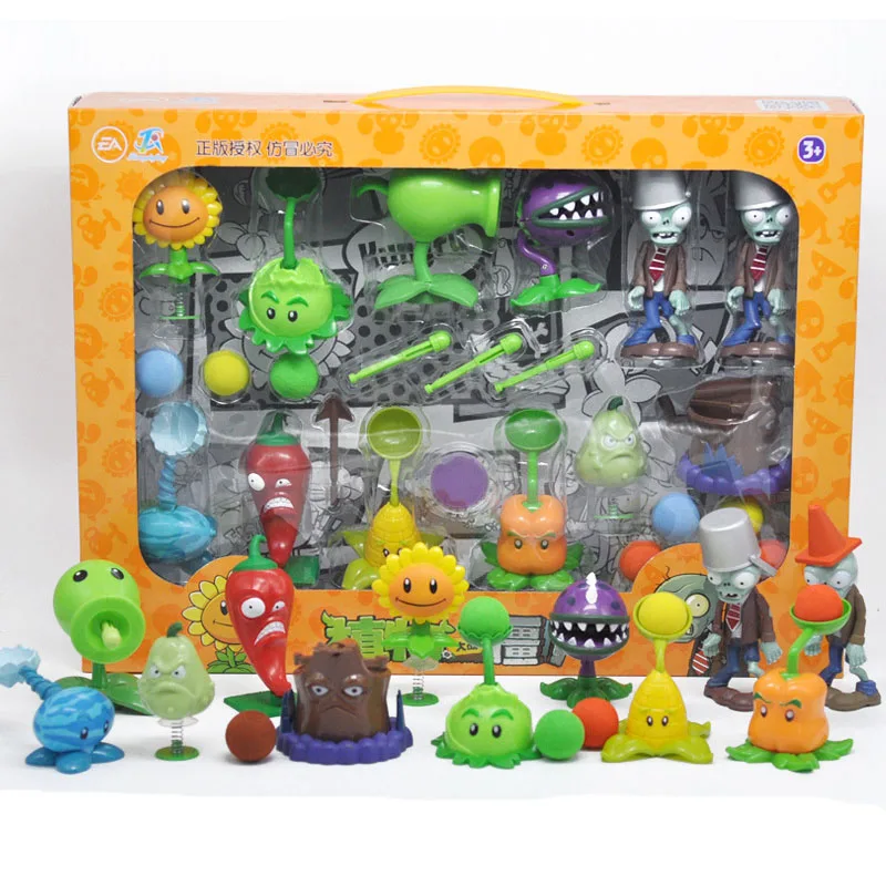 

New Popular Game Peashooter Pvc Action Figure Model Toys 10cm Toys