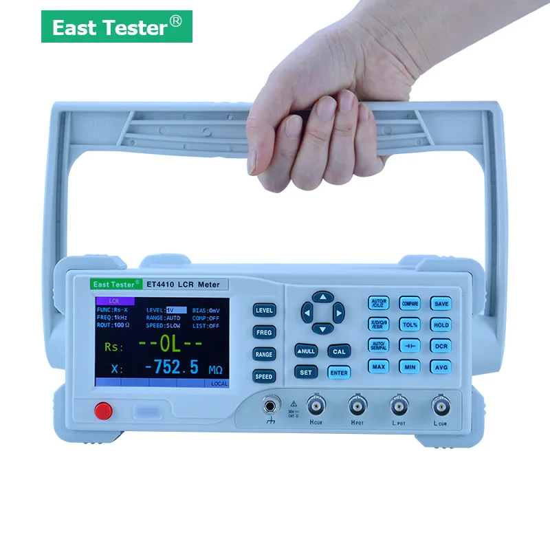 

ET4401 ET4410 LCR Benchtop Digital Bridge Tester Desktop LCR Meter Capacitance Resistance Impedance Inductance Measure Meter
