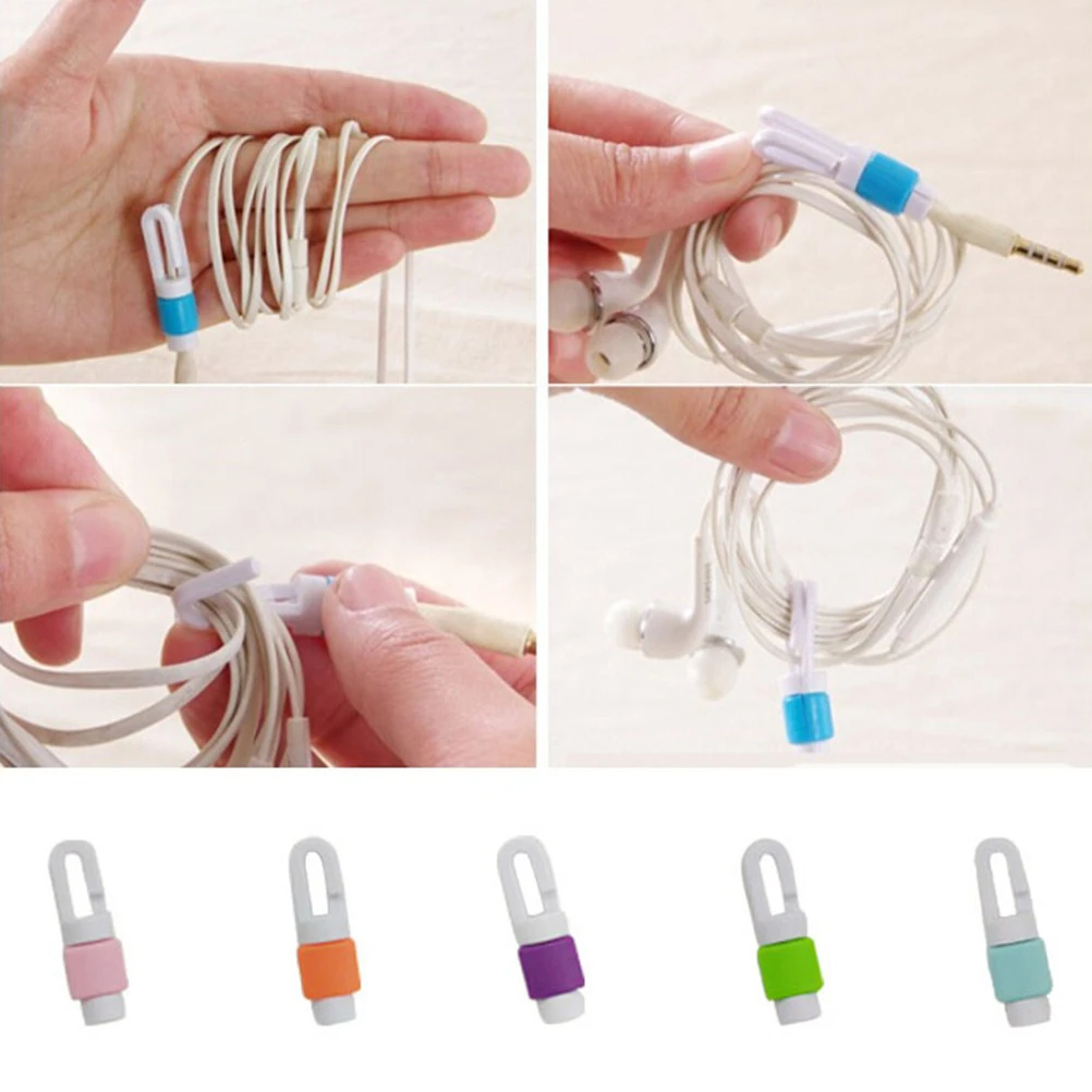 5 шт./лот USB кабель для зарядки телефона защитный шнур Защитная крышка iphone samsung