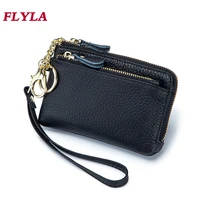 womens leather coin purse 2022 new simple and multifunctional with hand carry zipper coin wallet