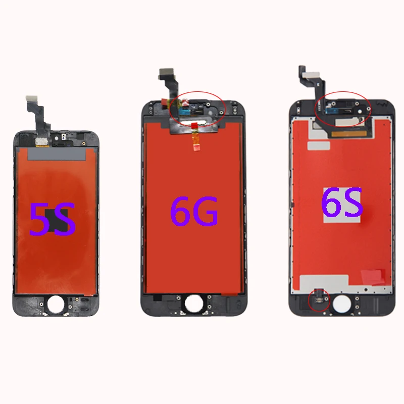 AAA LCD Display 100%3D Touch Screen For iPhone 6S 7 8 6G Replacement Screen With Digitizer Assembly For iPhone Repair Tools Gift