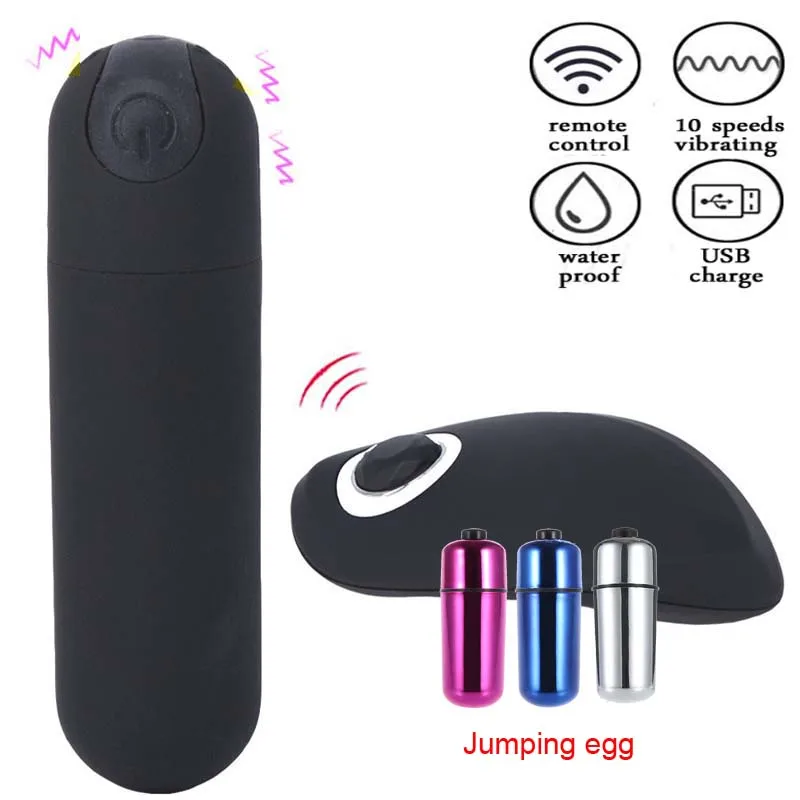 Беспроводной пульт дистанционного управления Вибрационный яйцо мини пуля