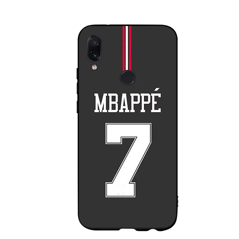 RKQ Футбольная звезда Mbappe Джерси мягкий чехол для телефона Xiaomi Redmi A1 A2 4X 5A 5 Plus 8 9 lite