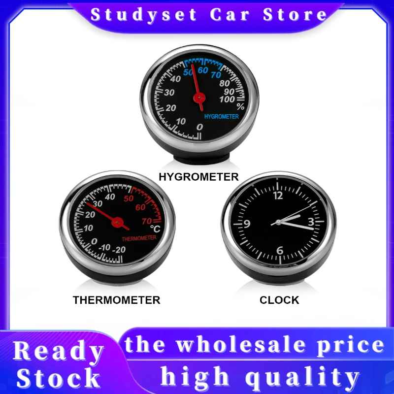 

Автомобильные цифровые мини-часы, автомобильные часы, автомобильный термометр, гигрометр для украшения часов