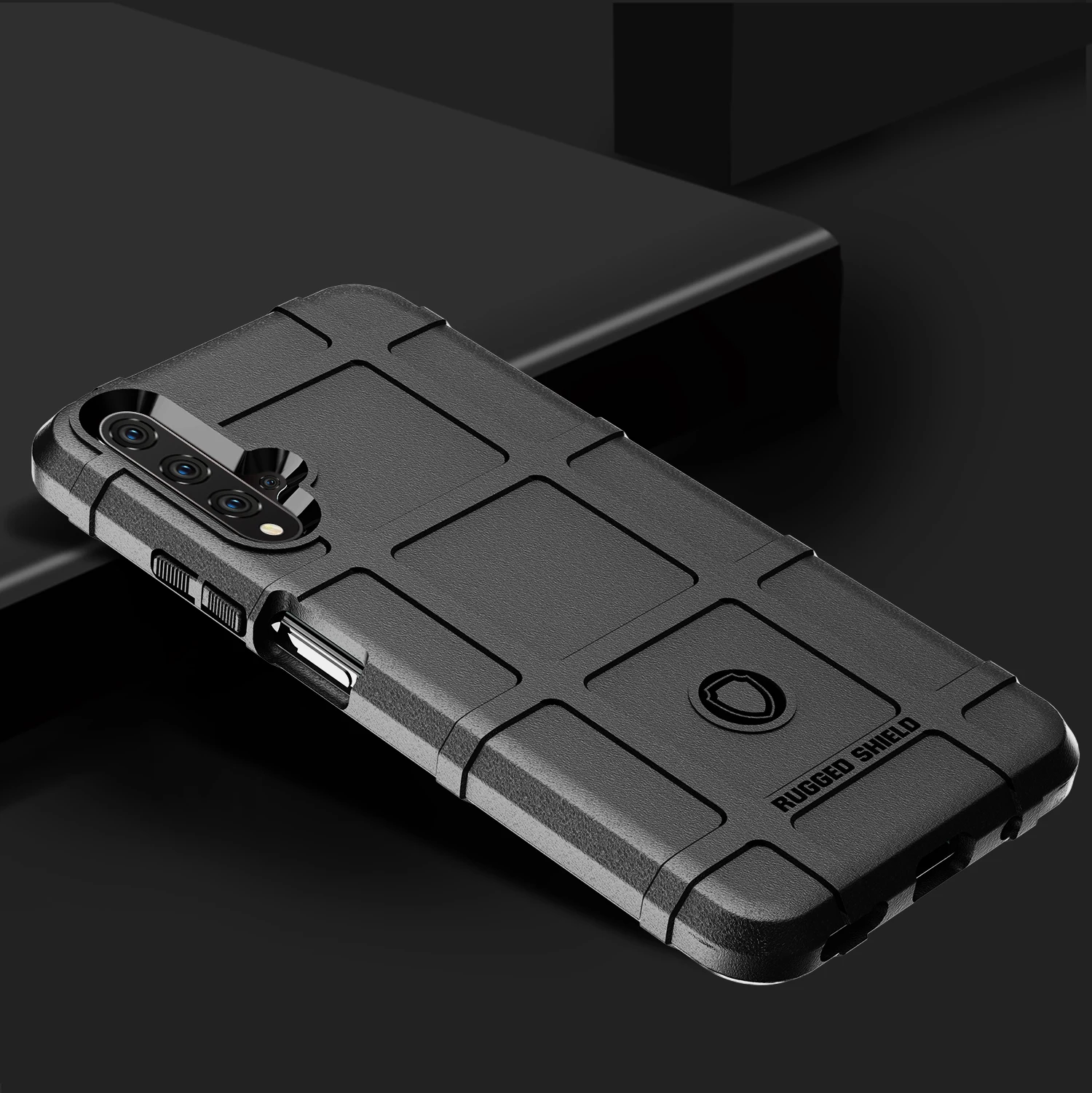 Защитный силиконовый противоударный чехол в стиле милитари для Huawei Nova 7i 6SE 6 5T 5Z 5i