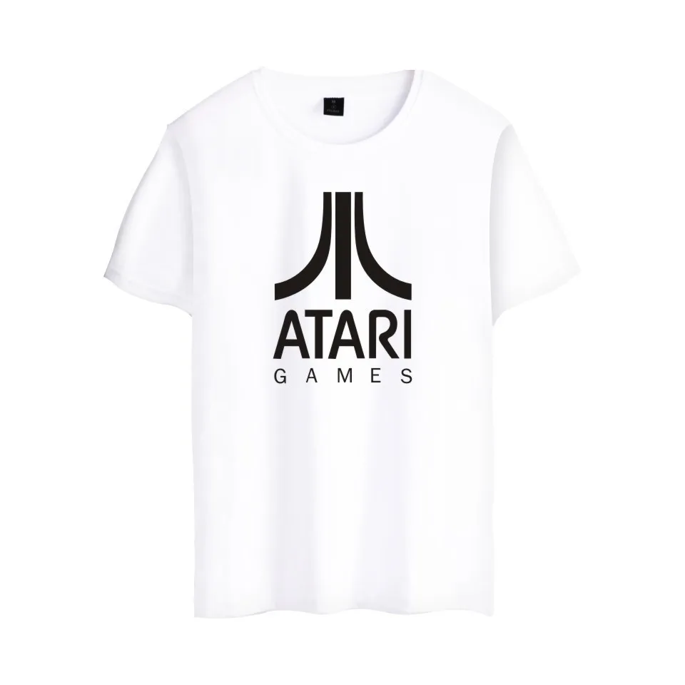 Игровая футболка ATARI мужская и женская модная с коротким рукавом футболки на