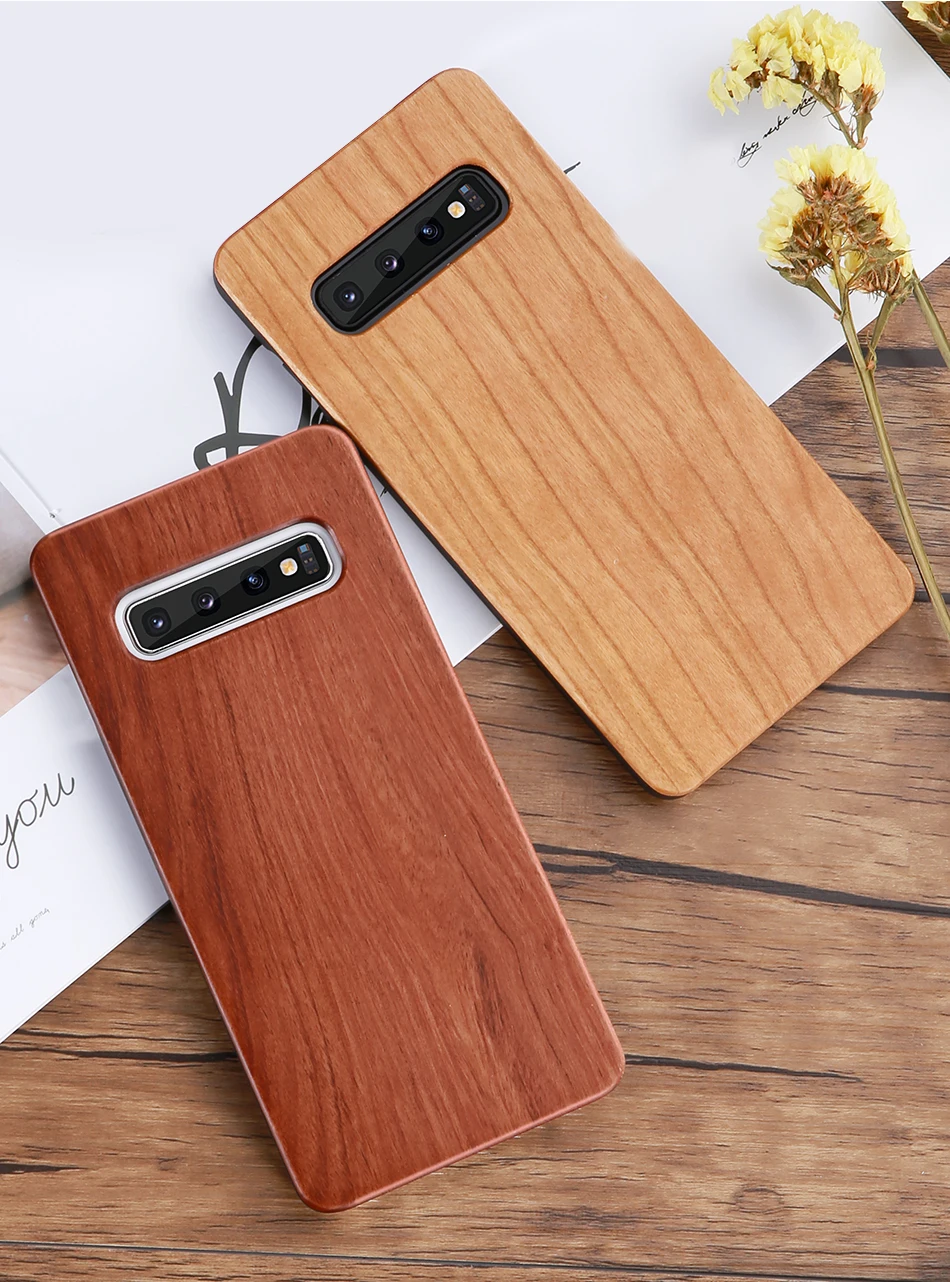KISSCASE шикарный винтажный Деревянный чехол для samsung Galaxy S10 S9 S8 роскошный настоящий Деревянный чехол для samsung S7 Edge S10E S10 Plus Capa