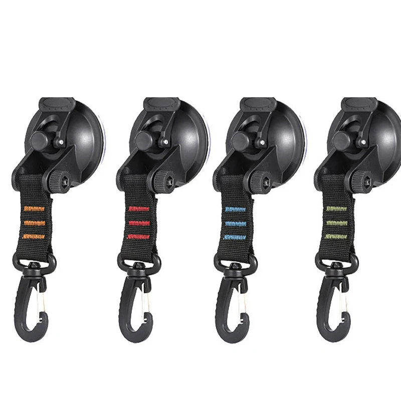

Suction Cup Hook Outdoor Camping Hiking Suction Cup Anchor Hook Reusable Tie Down Home Securing Hooks Portable Hook Carabiner