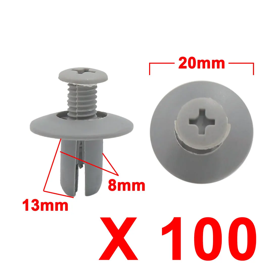 20/30/50 шт., пластиковые Брызговики 8 мм x 13 мм x 20 мм
