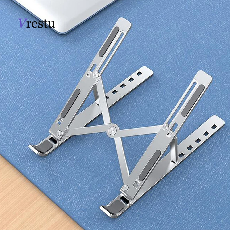 

Folding Portable Laptop Stand Holder Viewing Angle 6-Speed Adjustable Aluminum Alloy Support Tablets Bracket Notebook Accessorie