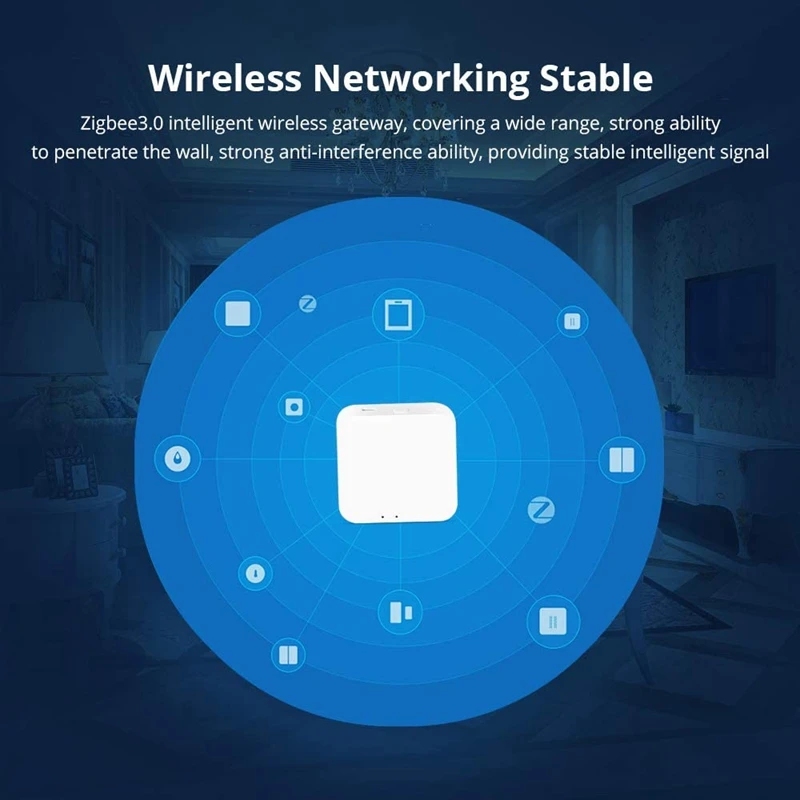 

Tuya ZigBee Gateway Bridge Wireless Smart Hub Wifi Smart Life App Remote Control for Alexa Google Home IFTTT