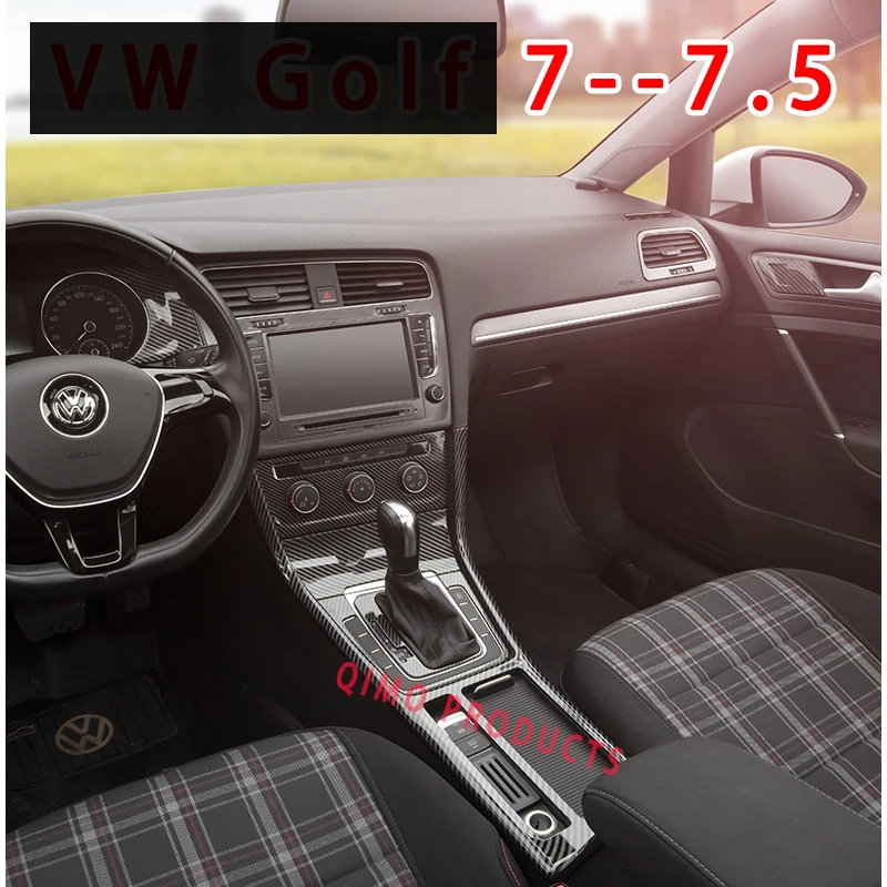 

For VW'S Golf 7 body kit refit carbon fiber decorative car sticker golf Mk7 2014-2019 interior accessories control decorate