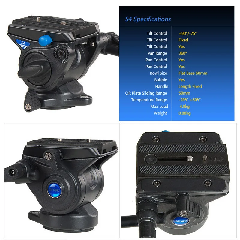 Профессиональный видео монопод с шаром для головы Спортивная тренога наблюдения