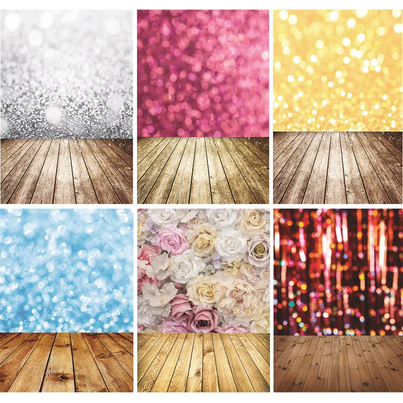

SHUOZHIKE Vinyl Custom Photography Backdrops Prop Glitter Facula Light Spot Theme Photography Background HM20209-67