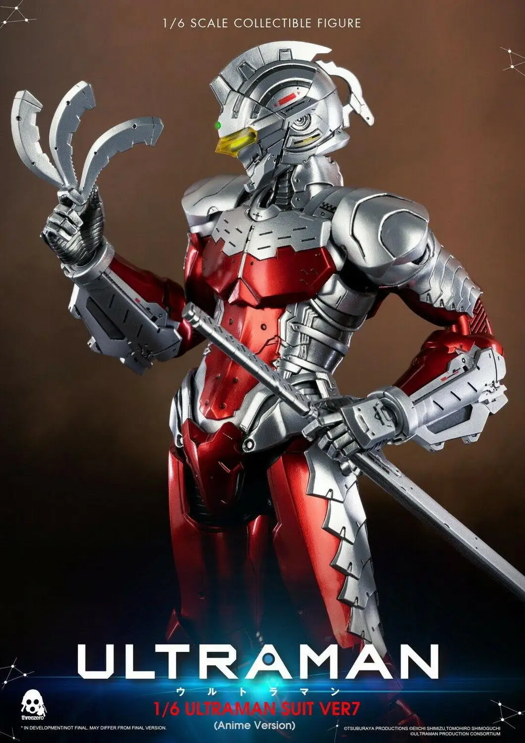 

Threezero 1:6th 3Z0130 ULTRAMAN SUIT Ver 7 Iron Ultra Seven Soldier Figure Dolls in stock