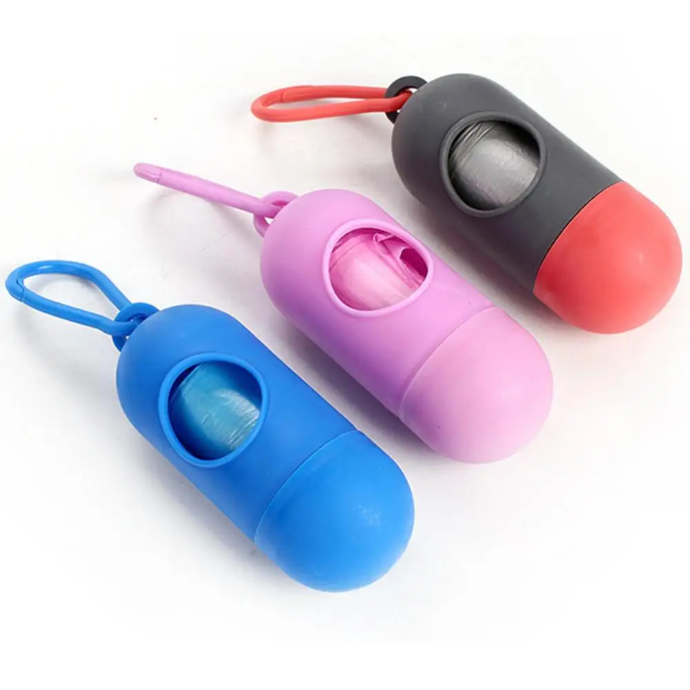 

1 Pc Practical Pet Dog Poop Bag Dispenser Waste Garbage Holder Dispensers With Poop Bags Set Pets Dogs Trash Cleaning Supplies