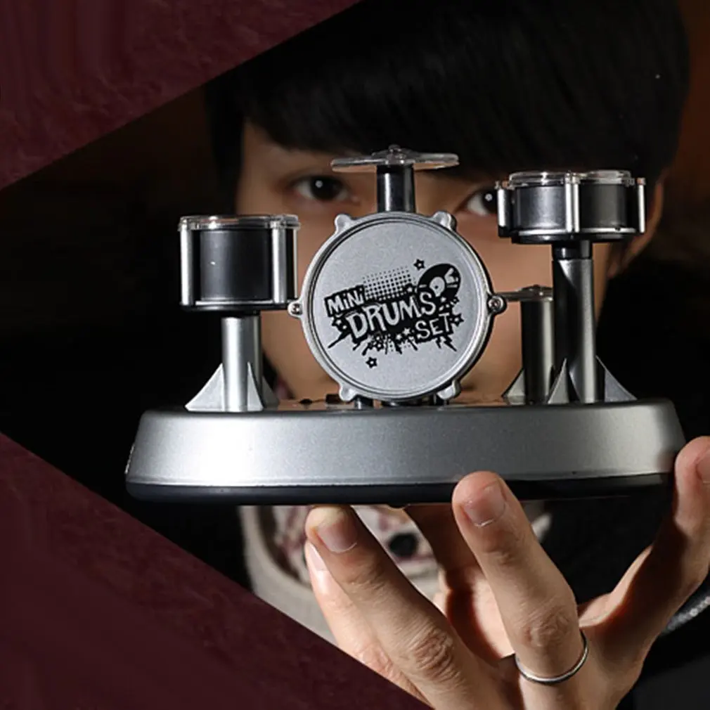 Exqusite Mini Musician Convert Drum Kit Creative Finger Touch Drums Percussion Toys Give Friends Gifts | Спорт и развлечения