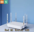 Маршрутизатор Xiaomi Mijia Redmi Router AX6, Wi-Fi 6, 6 ядер, 512 Мбитс, память сетки, домашний IoT 6 усилитель сигнала 2,4G 5 ГГц, 2 двухдиапазонных OFDMA