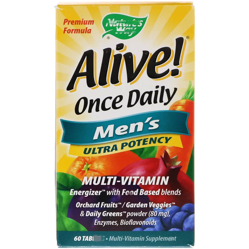 

Daily healthy men's comprehensive vitamin, 60 Tab