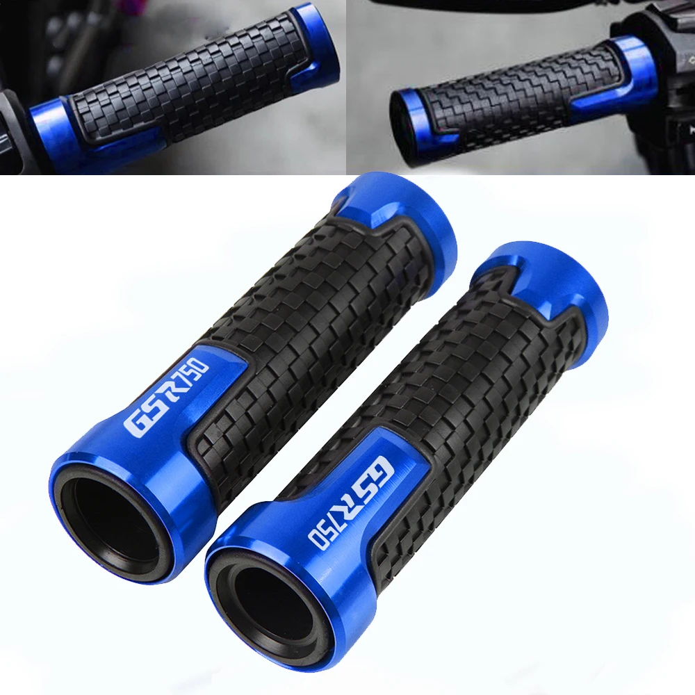 

7/8'' 22mm Motorcycle Accessories Handle Bar Hand Bar Handlebar Gripsr Motorbike Handle bar Grip For Suzuki GSR750 2011-2019