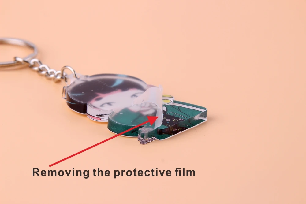 Акриловый аниме милый брелок для ключей Love Yourself Porte Clef