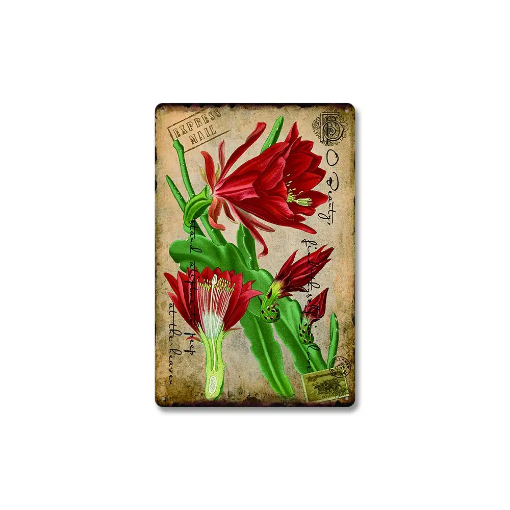 

Garden Show!8x12 inPersonalized Vintage Metal Signs Gifts for Garden Fan Lovers