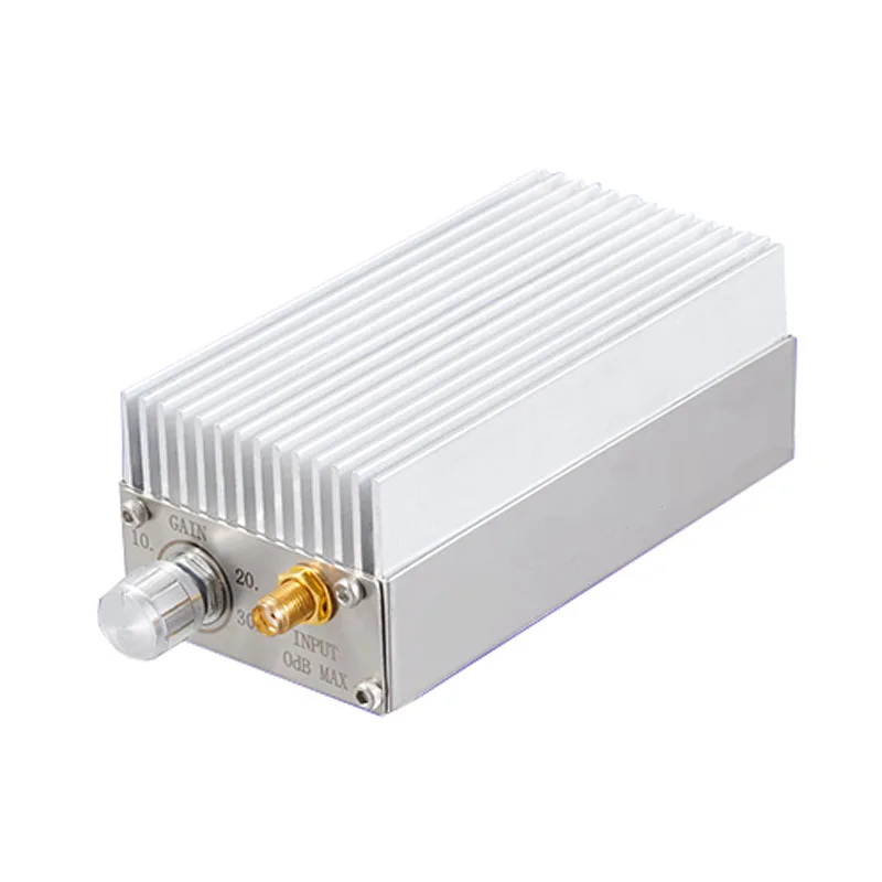 

DC12V 200MHZ broadband linear power amplifier SDR drive signal source VHF RF shortwave 6W gain adjustable