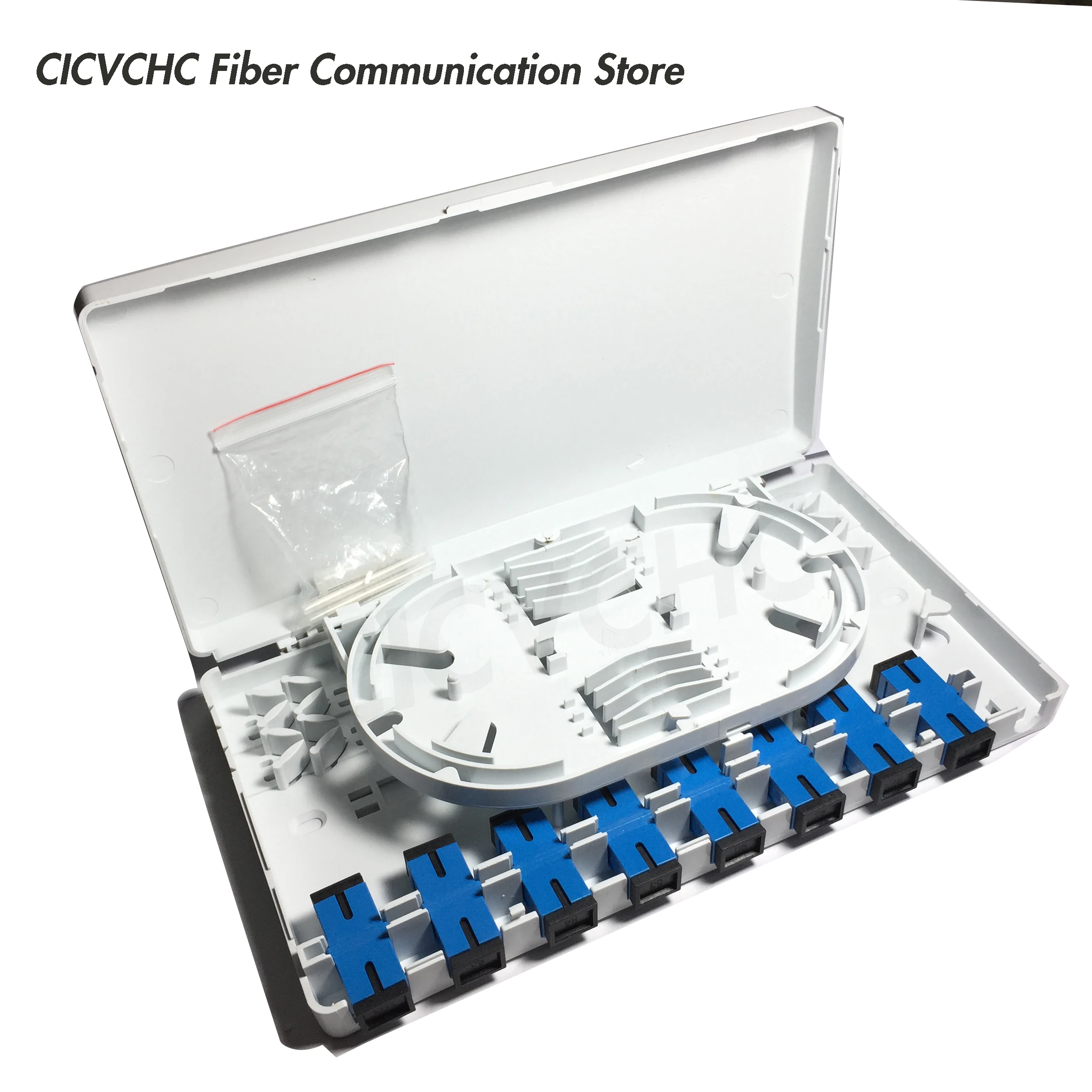 5pcs 8 Port for SC/LC/ST Adapter Fiber Terminal Box  for FTTH