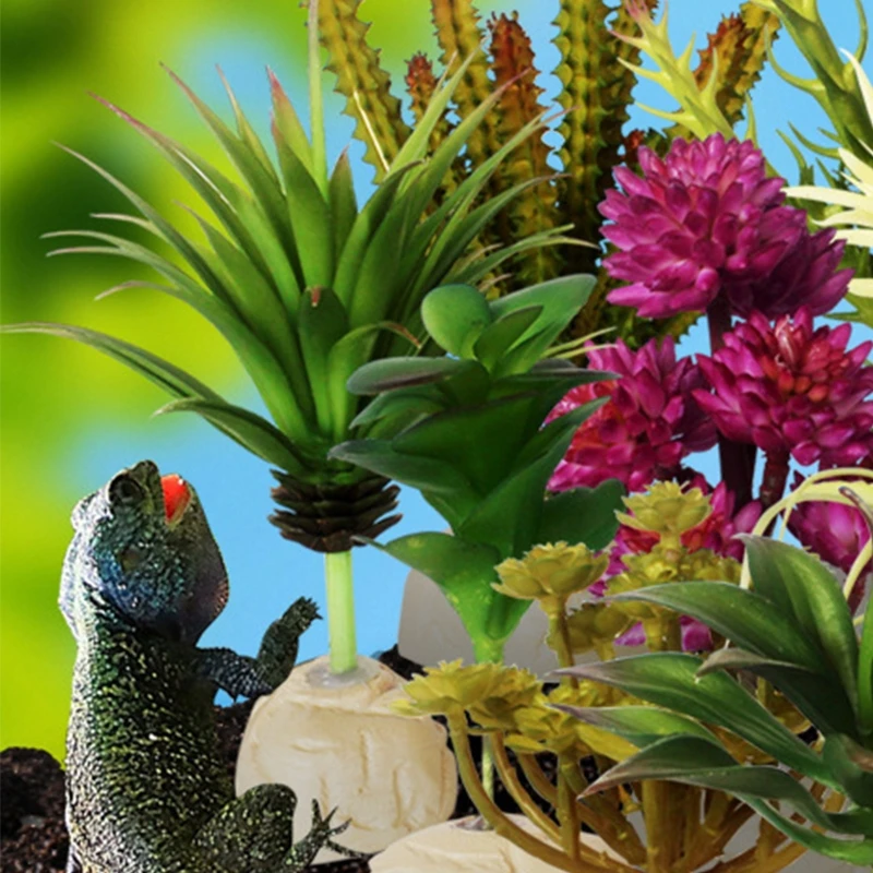 

Simulation Green Pineapple Leaf Fish Tank Landscaping Ornament Crafts Aquarium