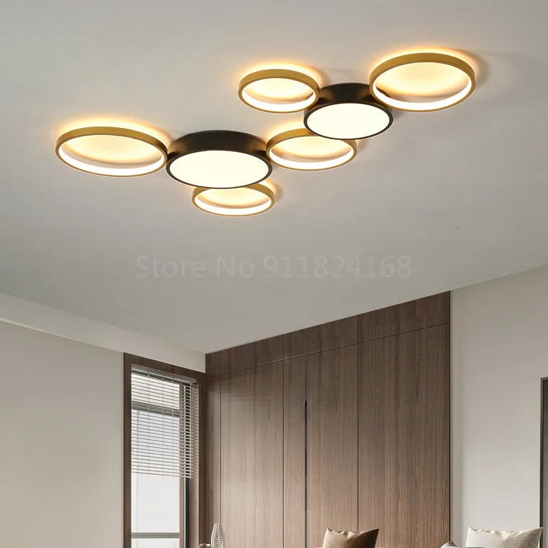 Nordic Современная гостиная светодиодный потолочный светильник для спальни лампа