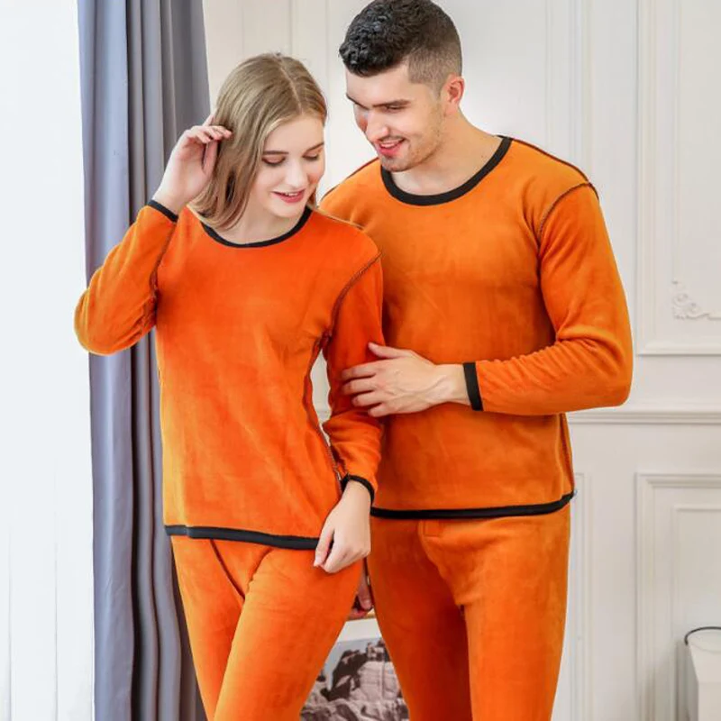 Новое поступление вельветовое плотное теплое термобелье набор подштанников для