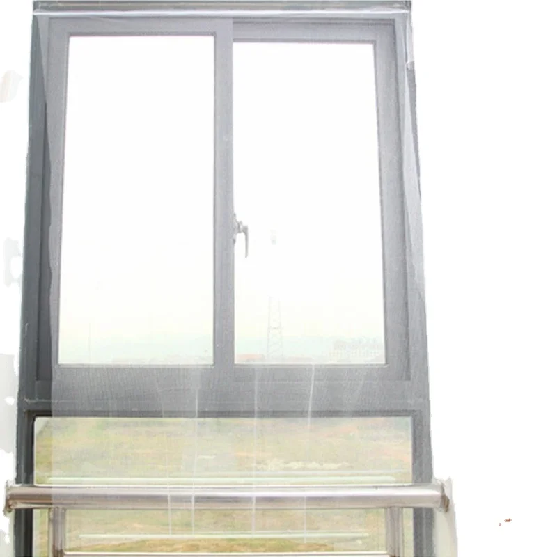 Окно Экран Fly Москитная сетка защитная 130 см x 150 Шторы протектор вставка из