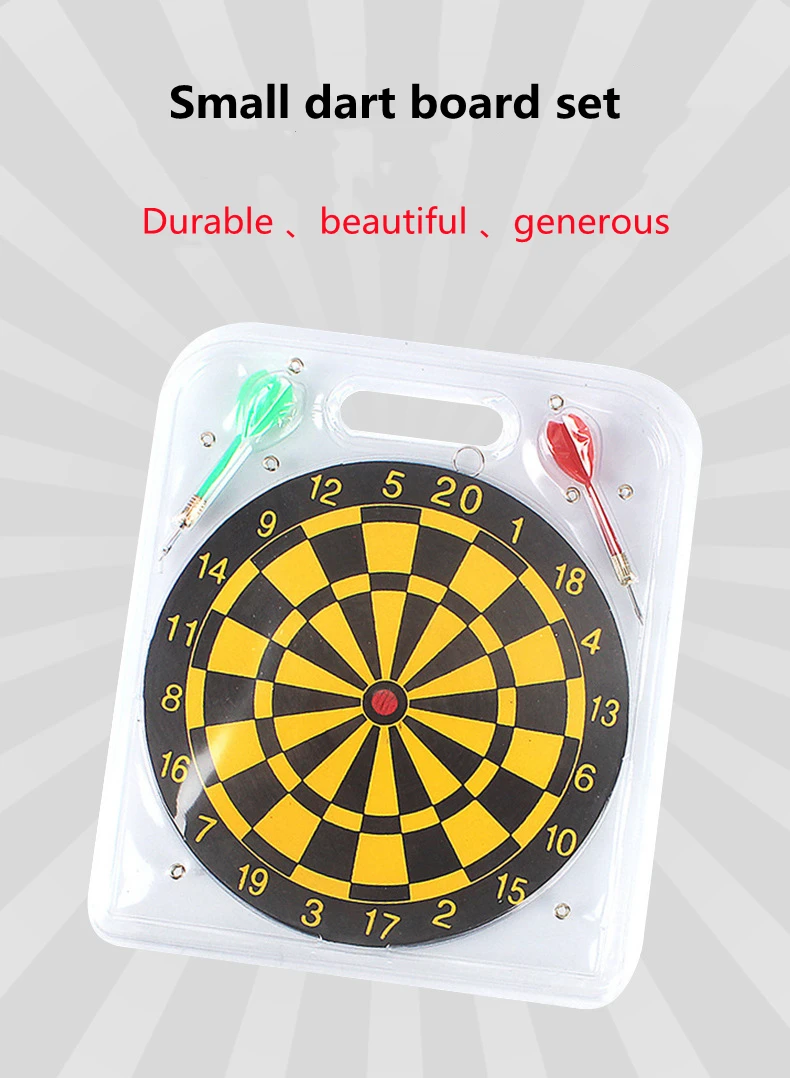 Дротика Набор доски Маленький Двусторонний профессиональный детский набор