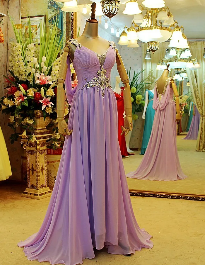 

chiffon cheap Prom Dresses 2019 sexy backless vestidos de gala Long prom dress party gowns luxurious crystal Evening dress