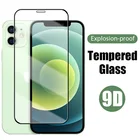 Прозрачная 9D Защита экрана для iPhone 12 Pro Max 7 8 6S Plus, закаленное стекло для iPhone 11 Pro XS Max X XR SE 2020, взрывозащищенный